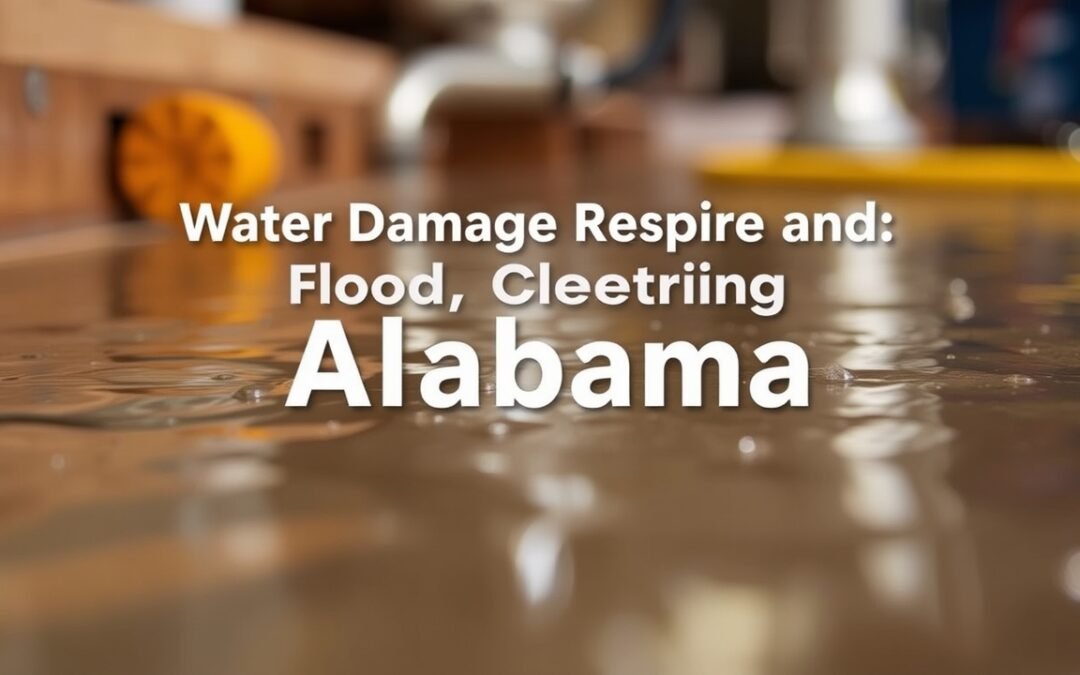 Water Damage Repair and Flood Cleanup in Alabama